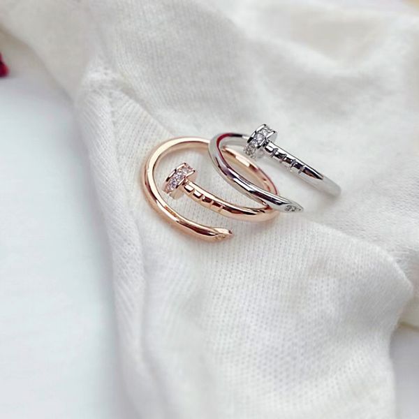 european and american charm nail ring classic designer 18k wedding gift for men and women 316l stainless steel jewelry wholesale, Slivery;golden
european and american charm nail ring classic designer 18k wedding gift for men and women 316l stainless steel jewelry wholesale, Slivery;golden