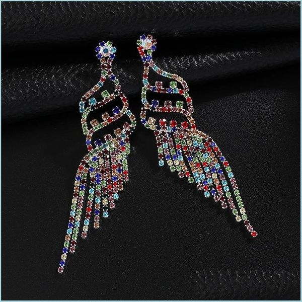 dangle chandelier sparkling crystal long tassel earrings mticolor rhinestone geometric dangle drop earring for women wedding jewel dhlbk, Silver
dangle chandelier sparkling crystal long tassel earrings mticolor rhinestone geometric dangle drop earring for women wedding jewel dhlbk, Silver