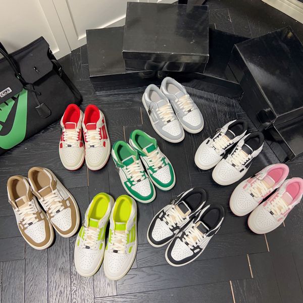 casual shoes lace-up running trainers woman shoe men gym sneakers women travel leather bone ornament fashion lady flat designer letters flat, Black
casual shoes lace-up running trainers woman shoe men gym sneakers women travel leather bone ornament fashion lady flat designer letters flat, Black
