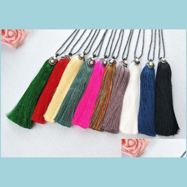pendant necklaces 10 strands hematite beads necklace pave crystal rhinestone pearl silk thread tassel pendant boho necklaces for wom dhyzb, Silver
pendant necklaces 10 strands hematite beads necklace pave crystal rhinestone pearl silk thread tassel pendant boho necklaces for wom dhyzb, Silver