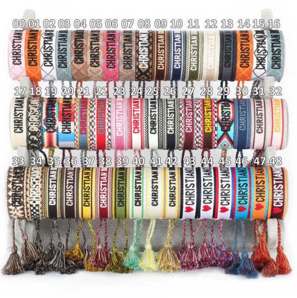 luxury women's fashion bracelets d brand jewelry bangle designer handmade braided embroidered bracelet girl woven men's fabric tas, Golden;silver
luxury women's fashion bracelets d brand jewelry bangle designer handmade braided embroidered bracelet girl woven men's fabric tas, Golden;silver