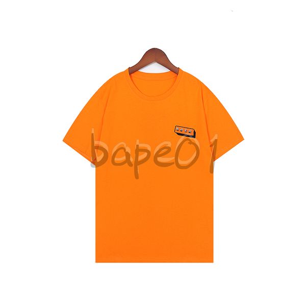 fashion designer mens t shirt polo shirt luxury letter embroidery round neck short sleeve casual t-shirt black white orange asian size, White;black
fashion designer mens t shirt polo shirt luxury letter embroidery round neck short sleeve casual t-shirt black white orange asian size, White;black