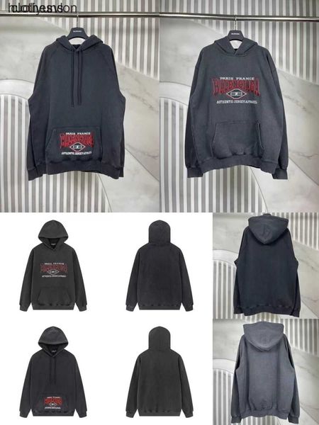 balenciga original mens designer sweater hoodies fashion brand autumn winter bb letter pocket embroidery washed old loose hooded for men wom, Black
balenciga original mens designer sweater hoodies fashion brand autumn winter bb letter pocket embroidery washed old loose hooded for men wom, Black