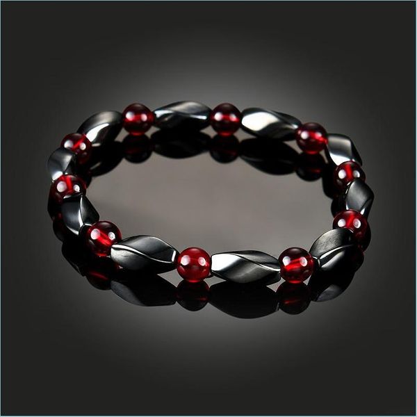 beaded matchright women health energy healing hematite bangle with magnetic therapy of beads elastic bracelet for jewelry drop deliv dhvae, Black
beaded matchright women health energy healing hematite bangle with magnetic therapy of beads elastic bracelet for jewelry drop deliv dhvae, Black