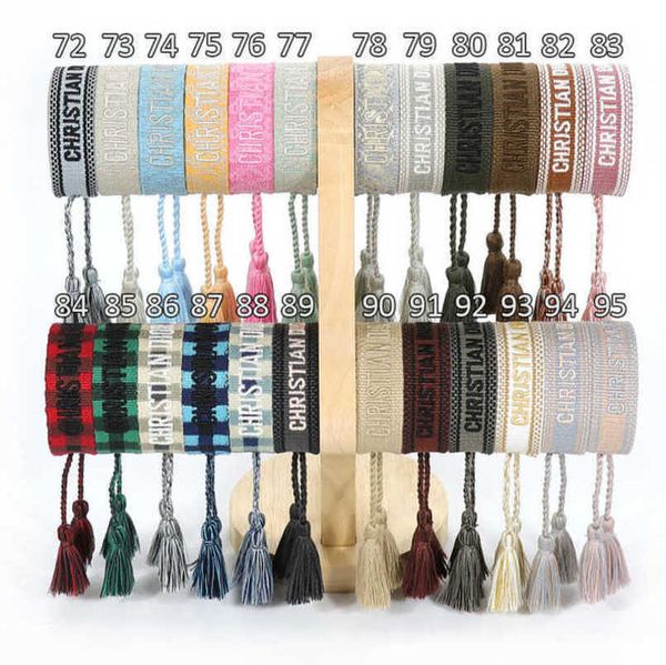 fashion women's luxury bracelets brand bangle d designer jewelry embroidered word bracelet letter rope woven tassel simple trinket girl, Black
fashion women's luxury bracelets brand bangle d designer jewelry embroidered word bracelet letter rope woven tassel simple trinket girl, Black