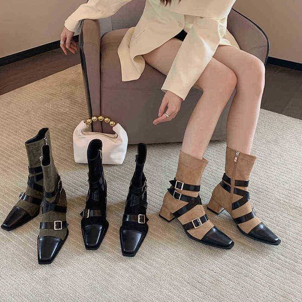 hbp designer boots fashion women mid calf cross bandage flock side zipper square toe winter green black beige thick heels belt 220815
hbp designer boots fashion women mid calf cross bandage flock side zipper square toe winter green black beige thick heels belt 220815