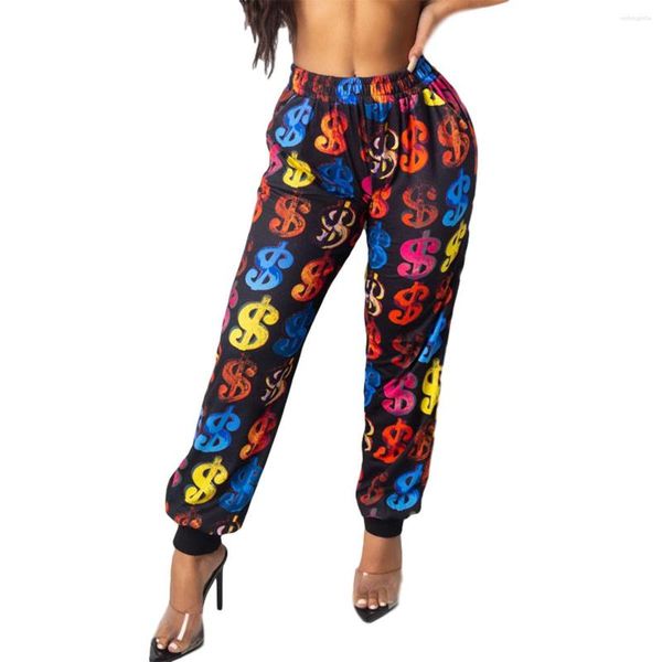 women's pants fashion women ladies autumn casual high waist trousers female personality dollar sign print elastic beam feet, Black;white
women's pants fashion women ladies autumn casual high waist trousers female personality dollar sign print elastic beam feet, Black;white