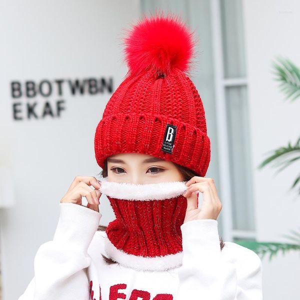 berets d&t 2022 fashion winter ladies cute fur ball plus velvet warm stretch belt bib knitted two-piece woolen hat, Blue;gray
berets d&t 2022 fashion winter ladies cute fur ball plus velvet warm stretch belt bib knitted two-piece woolen hat, Blue;gray