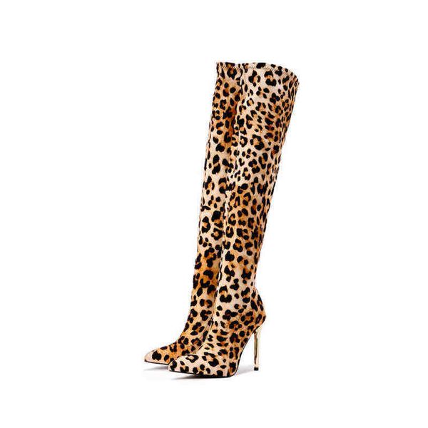 boots autumn new women's high boots fashionable pointed toe leopard print nightclub high heeled over the knee boots 220913, Black
boots autumn new women's high boots fashionable pointed toe leopard print nightclub high heeled over the knee boots 220913, Black