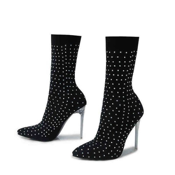 boots women's over knee luxury rhinestone stiletto heel pointed toe nightclub socks boots high heels women's short boots 220913, Black
boots women's over knee luxury rhinestone stiletto heel pointed toe nightclub socks boots high heels women's short boots 220913, Black