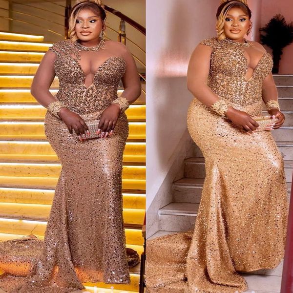 2022 arabic aso ebi gold mermaid prom dresses lace beaded crystals evening formal party second reception birthday engagement gowns dress zj6, Black
2022 arabic aso ebi gold mermaid prom dresses lace beaded crystals evening formal party second reception birthday engagement gowns dress zj6, Black