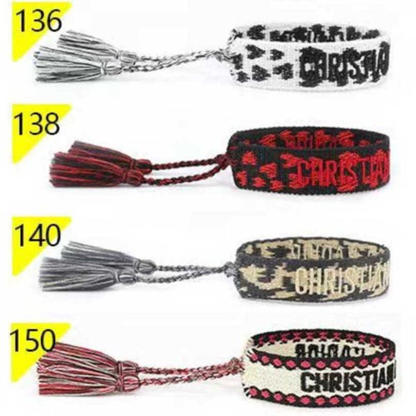 fashion women's luxury bracelets d brand bangle designer embroidered braided bracelet wedding bohemian letter hand rope trinket men gir, Black
fashion women's luxury bracelets d brand bangle designer embroidered braided bracelet wedding bohemian letter hand rope trinket men gir, Black
