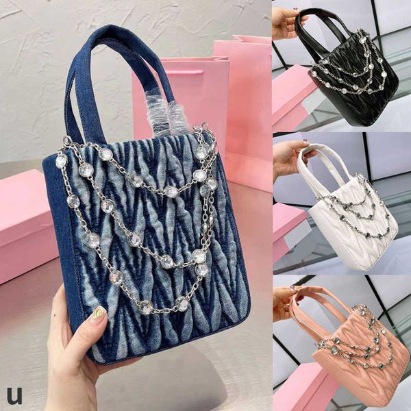 designer mini tote handbag denim diamond tote bag women wrinkled handbags womens classic large capacity lady shopping bags 221101
designer mini tote handbag denim diamond tote bag women wrinkled handbags womens classic large capacity lady shopping bags 221101