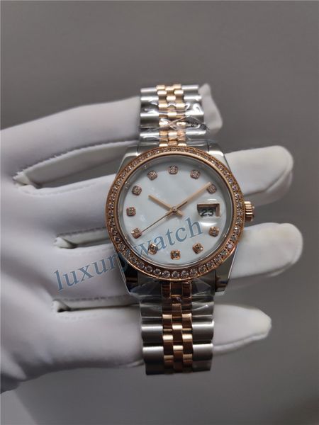 mens womens watch montre de luxe diamond watches christmas automatic luxury watches rose gold size 36mm sapphire glass waterproof designer w, Slivery;brown
mens womens watch montre de luxe diamond watches christmas automatic luxury watches rose gold size 36mm sapphire glass waterproof designer w, Slivery;brown