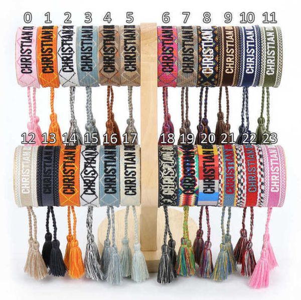 fashion luxury bracelets women's d brand bangle designer jewelry handmade braided embroidered bracelet men's woven girl fabric tas, Black
fashion luxury bracelets women's d brand bangle designer jewelry handmade braided embroidered bracelet men's woven girl fabric tas, Black