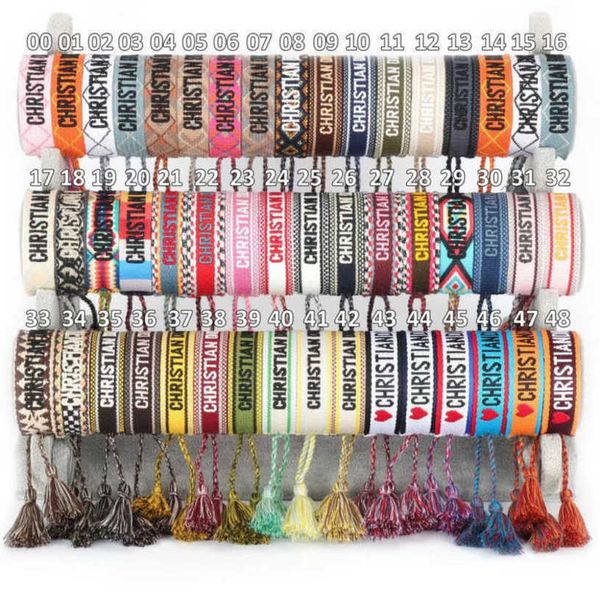 bracelets luxury fashion women brand bangle d designer jewelry bohemian female embroidered letter hand woven tassel rope bracelet men girl f, Black
bracelets luxury fashion women brand bangle d designer jewelry bohemian female embroidered letter hand woven tassel rope bracelet men girl f, Black