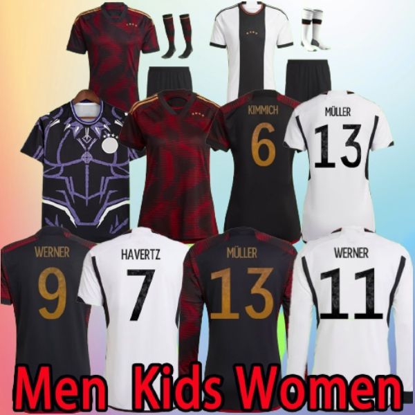 2022 soccer jerseys germanys tees werner muller football shirt kroos gnabry kimmich havertz reus german 22 23 men kids kit women uniform pla, Black;yellow
2022 soccer jerseys germanys tees werner muller football shirt kroos gnabry kimmich havertz reus german 22 23 men kids kit women uniform pla, Black;yellow