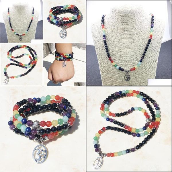 beaded 108 mala chakra bracelet or necklace 7 yoga meditation for women pure natural stone drop delivery 2022 jewelry bracelets dhmru, Black
beaded 108 mala chakra bracelet or necklace 7 yoga meditation for women pure natural stone drop delivery 2022 jewelry bracelets dhmru, Black