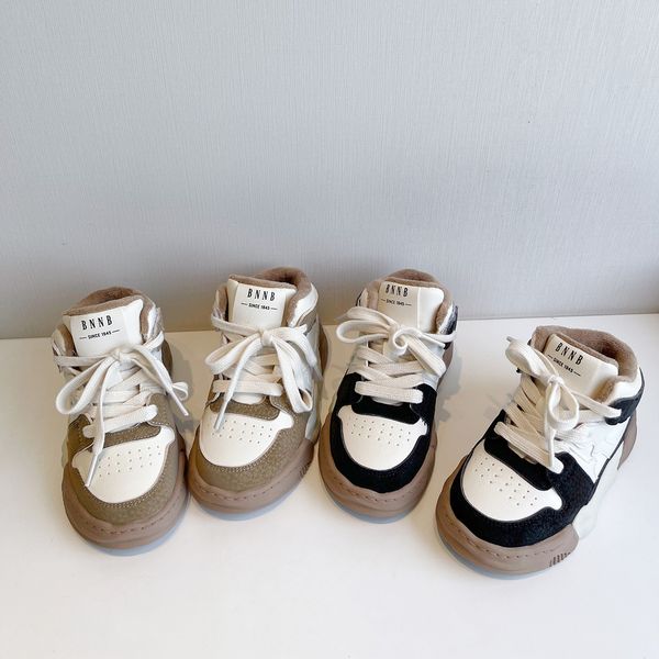 2022 winter new children's high-plus velvet sneakers boys' two-cotton casual shoes korean girls' sports cotton shoes, Black
2022 winter new children's high-plus velvet sneakers boys' two-cotton casual shoes korean girls' sports cotton shoes, Black