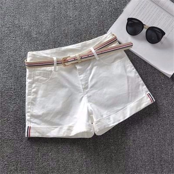 korea fashion summer women shorts high watis elastic denim skinny jean all-matched casual white d215 220312, White;black
korea fashion summer women shorts high watis elastic denim skinny jean all-matched casual white d215 220312, White;black