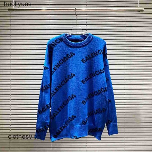 sweater balenciga designer winter 2022 women fashion brand knitted men's women's autumn crew neck letter jacquard casual loose 2 7, White;black
sweater balenciga designer winter 2022 women fashion brand knitted men's women's autumn crew neck letter jacquard casual loose 2 7, White;black