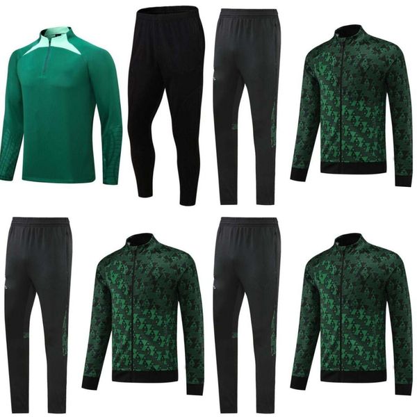 Image of 2022 2023 Nigeria National Soccer Jersey Football Team Men&#039;s Tracksuits 22/23 Nigerian Soccer Training Clothing Outdoor Jogging Shirt