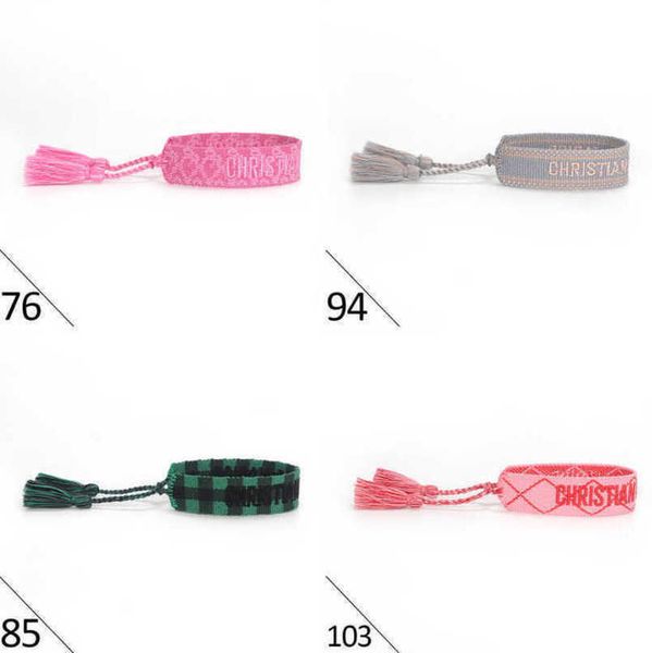 luxury fashion women bracelets brand bangle d designer jewelry bohemian female embroidered letter hand woven tassel rope bracelet men girl f, Black
luxury fashion women bracelets brand bangle d designer jewelry bohemian female embroidered letter hand woven tassel rope bracelet men girl f, Black