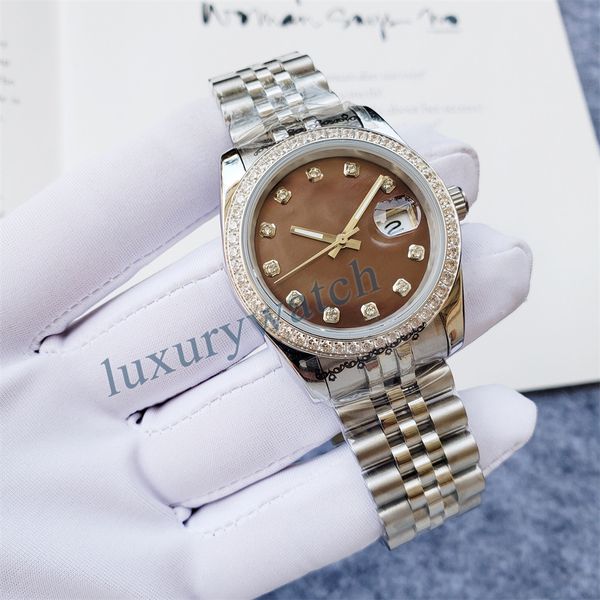 watch womens coffee color mechanical diamond watchs christmas automatic luxury watches rose gold size 36mm sapphire glass waterproof designe, Slivery;golden
watch womens coffee color mechanical diamond watchs christmas automatic luxury watches rose gold size 36mm sapphire glass waterproof designe, Slivery;golden