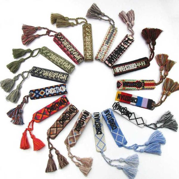 luxury women fashion bracelets brand d designer bangle jewelry bohemian female embroidered letter hand woven tassel rope bracelet men girl f, Golden;silver
luxury women fashion bracelets brand d designer bangle jewelry bohemian female embroidered letter hand woven tassel rope bracelet men girl f, Golden;silver