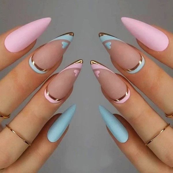 24pcs/box fake nails diy press on nails detachable wearable french full cover nail tips with flowers love heart pattern, Red;gold
24pcs/box fake nails diy press on nails detachable wearable french full cover nail tips with flowers love heart pattern, Red;gold