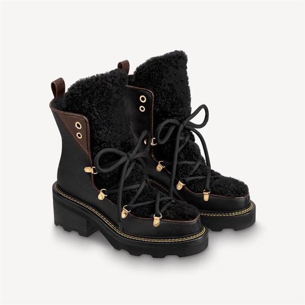 beauboury ankle boots grain leather warm wool lining women winter fashion platform boot301z, Black
beauboury ankle boots grain leather warm wool lining women winter fashion platform boot301z, Black