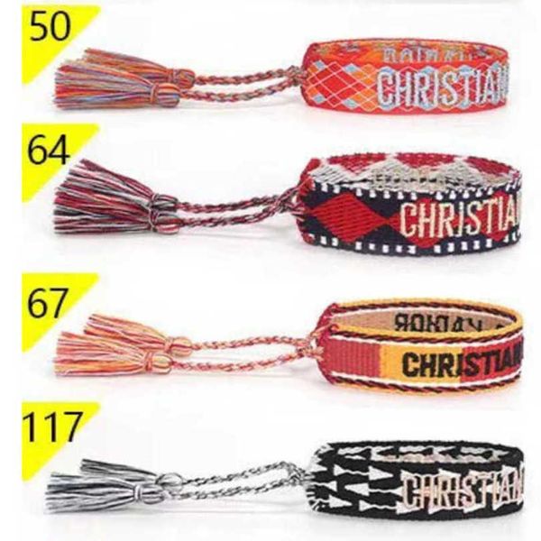 luxury women's fashion bracelets designer brand bangle d jewelry embroidered word woven bracelet letter rope classic tassel girl men co, Black
luxury women's fashion bracelets designer brand bangle d jewelry embroidered word woven bracelet letter rope classic tassel girl men co, Black