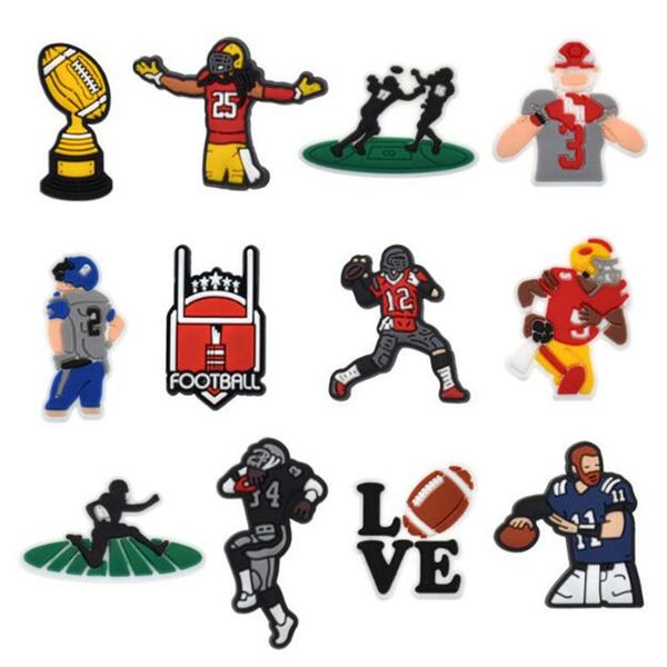 cartoon rugby croc shoe charms hole garden shoecharms buckle clog charms fashion shoes accessories gift, White;pink
cartoon rugby croc shoe charms hole garden shoecharms buckle clog charms fashion shoes accessories gift, White;pink