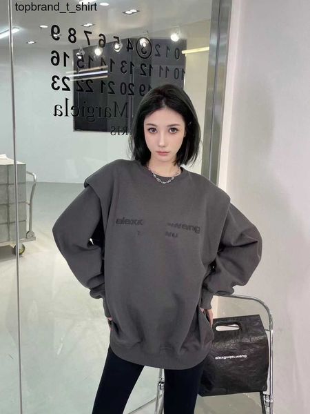 women's hoodies designer sweatshirts alexanders autumn new shoulder round neck chest letter sweater long sleeve t-shirt fashion hoodie, Black
women's hoodies designer sweatshirts alexanders autumn new shoulder round neck chest letter sweater long sleeve t-shirt fashion hoodie, Black
