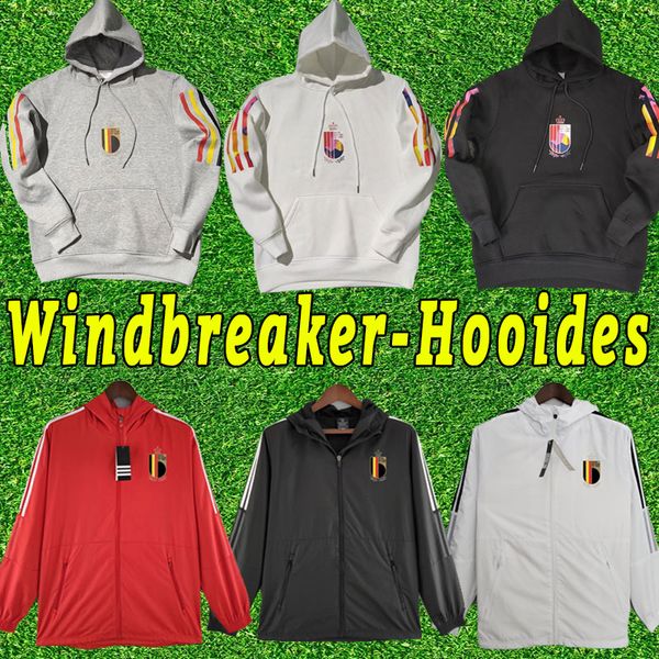 belgium 2022 soccer jerseys national team de bruyne hazard courtois lukaku tielemans 22 23 batshuayi football shirt kits long sleeve windbre, Black