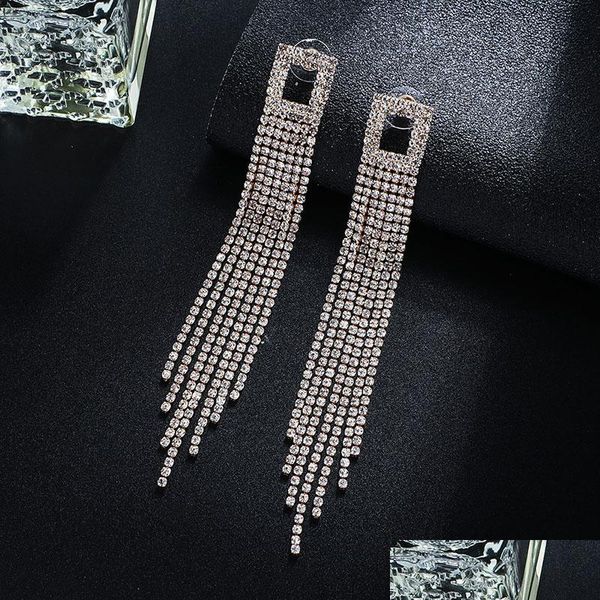 dangle chandelier colorf rhinestone charm dangle earrings for women fashion jewelry fl crystal long chain tassel earring accessori dhsfs, Silver
dangle chandelier colorf rhinestone charm dangle earrings for women fashion jewelry fl crystal long chain tassel earring accessori dhsfs, Silver