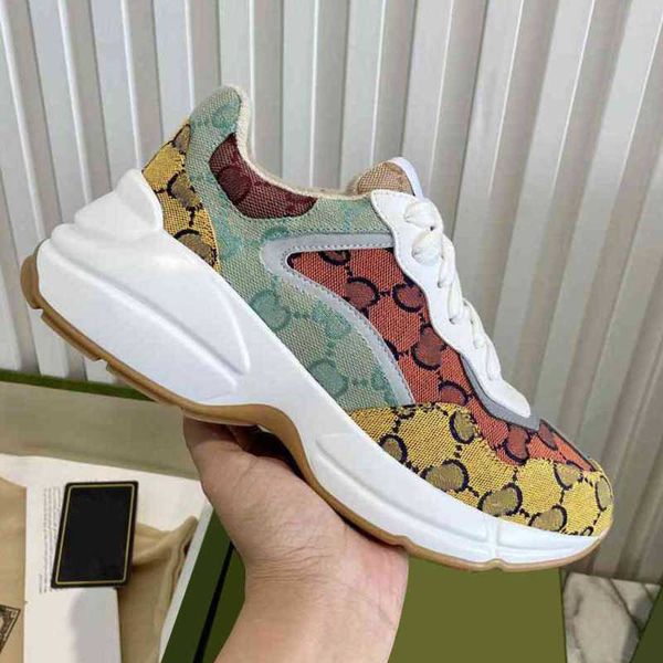 2022 new designer rhyton casual brand genuine leather thick soled men women dad sneaker letters vintage chaussures lace-up increase platform, Black
2022 new designer rhyton casual brand genuine leather thick soled men women dad sneaker letters vintage chaussures lace-up increase platform, Black