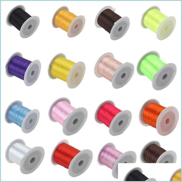other 10m/roll 0 8mm elastic cord thread jewelry accessories beading line strong crystal string 16 colors diy necklace bracelet drop dhmdj, Blue;slivery
other 10m/roll 0 8mm elastic cord thread jewelry accessories beading line strong crystal string 16 colors diy necklace bracelet drop dhmdj, Blue;slivery