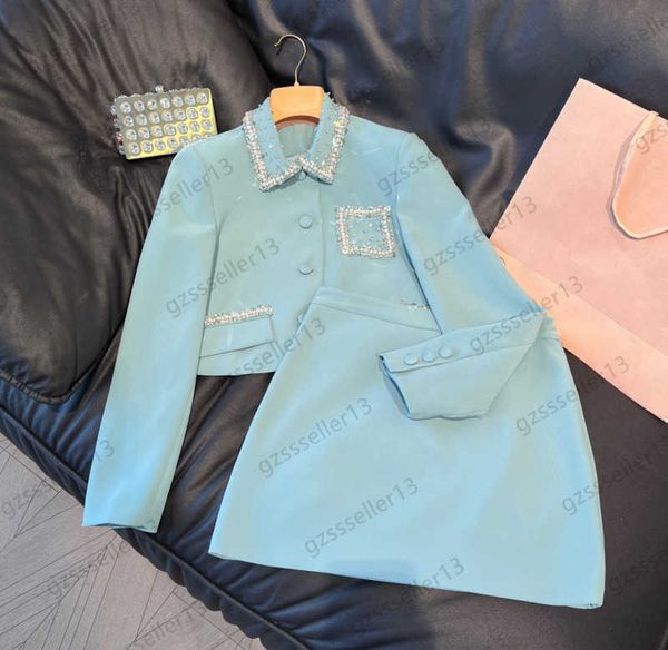 women three pieces dress lapel crystal embellished silk cotton blend long sleeved suit jacket flared sleeve design sense shirt collocation h, White
women three pieces dress lapel crystal embellished silk cotton blend long sleeved suit jacket flared sleeve design sense shirt collocation h, White
