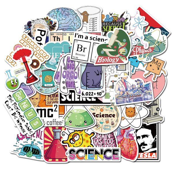 50pcs smart lab toys stickers science chemistry biology laboratory research sticker desk suitcase case notebook bottle cup book chidren diy
50pcs smart lab toys stickers science chemistry biology laboratory research sticker desk suitcase case notebook bottle cup book chidren diy
