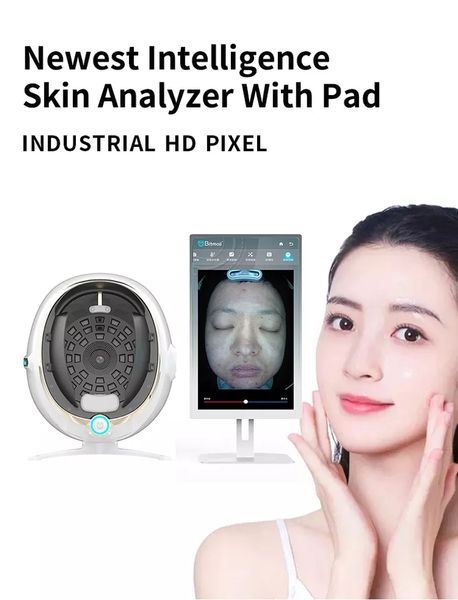 skin diagnosis system 21.5 inch touch screen 3d magic mirror face analyzer machine for full skin tester facial scanner camera analysis equip
skin diagnosis system 21.5 inch touch screen 3d magic mirror face analyzer machine for full skin tester facial scanner camera analysis equip