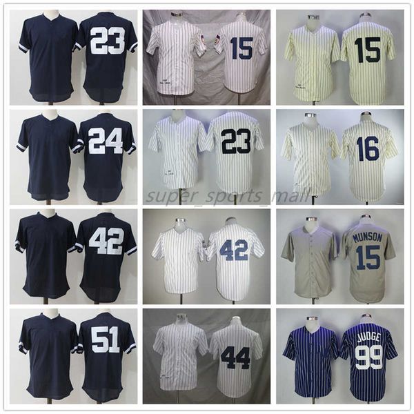 vintage college baseball wears jersey 15 thurman munson 16 biege 1951 23 don mattingly 24 gary sanchez 42 mariano rivera 44 reggie jackson b, Blue;black
vintage college baseball wears jersey 15 thurman munson 16 biege 1951 23 don mattingly 24 gary sanchez 42 mariano rivera 44 reggie jackson b, Blue;black