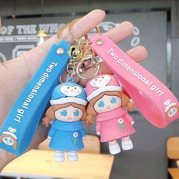 keychains cute doll key cute little girl car men's and women's bags small pendant gifts for girlfriends, Silver
keychains cute doll key cute little girl car men's and women's bags small pendant gifts for girlfriends, Silver