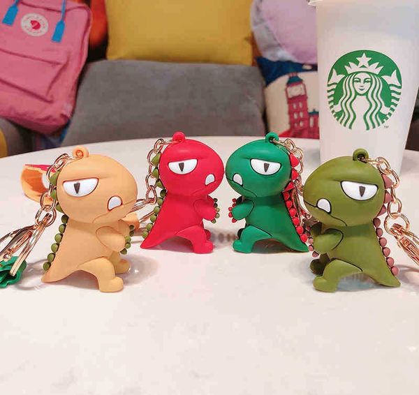 keychains cartoon cute little dinosaur key doll creative pendant net red men's and women's schoolbag pendant, Silver
keychains cartoon cute little dinosaur key doll creative pendant net red men's and women's schoolbag pendant, Silver