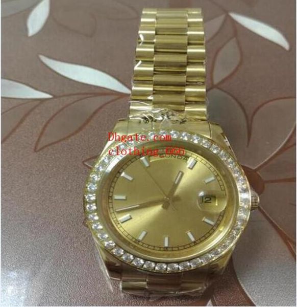 luxury mens watch sapphire 218348 41mm diamond bezel champagne gold mechanical automatic stainless steel bracelet classic watch original box, Slivery;brown
luxury mens watch sapphire 218348 41mm diamond bezel champagne gold mechanical automatic stainless steel bracelet classic watch original box, Slivery;brown