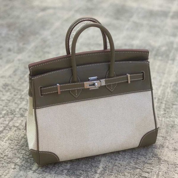 designer bag birkins herme handbags casual versatile contrast canvas with cowhide 25cm handheld shoulder
designer bag birkins herme handbags casual versatile contrast canvas with cowhide 25cm handheld shoulder