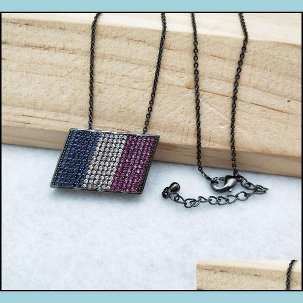 pendant necklaces micro pave crystal cubic zirconia pendants charms jewelry finding french flag necklace for woman nk341 drop delive dhfes, Silver
pendant necklaces micro pave crystal cubic zirconia pendants charms jewelry finding french flag necklace for woman nk341 drop delive dhfes, Silver