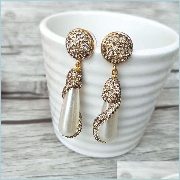 stud teardrop golden crystal earrings paved rhinestone mother of pearl beads dangle handmade jewelry for women er239 drop delivery 20 dhitn, Golden;silver
stud teardrop golden crystal earrings paved rhinestone mother of pearl beads dangle handmade jewelry for women er239 drop delivery 20 dhitn, Golden;silver