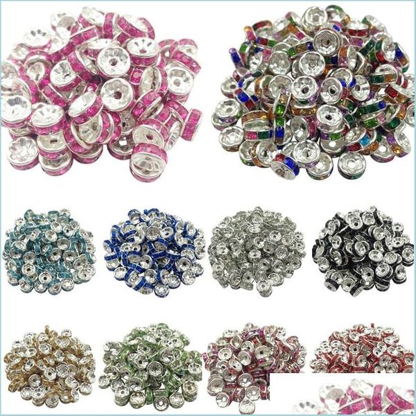 other 50pcs 8mm diy siver alloy round acrylic crystal spacer loose beads for necklace bracelet metal charms jewelry drop delivery 20 dha4f, Blue;slivery
other 50pcs 8mm diy siver alloy round acrylic crystal spacer loose beads for necklace bracelet metal charms jewelry drop delivery 20 dha4f, Blue;slivery