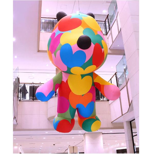 colorful inflatable replica cartoon bear standing or hanging on the roof for party event decoration and advertising
colorful inflatable replica cartoon bear standing or hanging on the roof for party event decoration and advertising